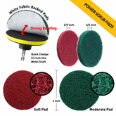 Set za učinkovito čiščenje in poliranje 12 kos